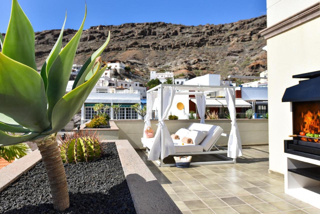 Apartamento Luxury Penthouse Mogan VII Puerto De Mogan Exterior foto
