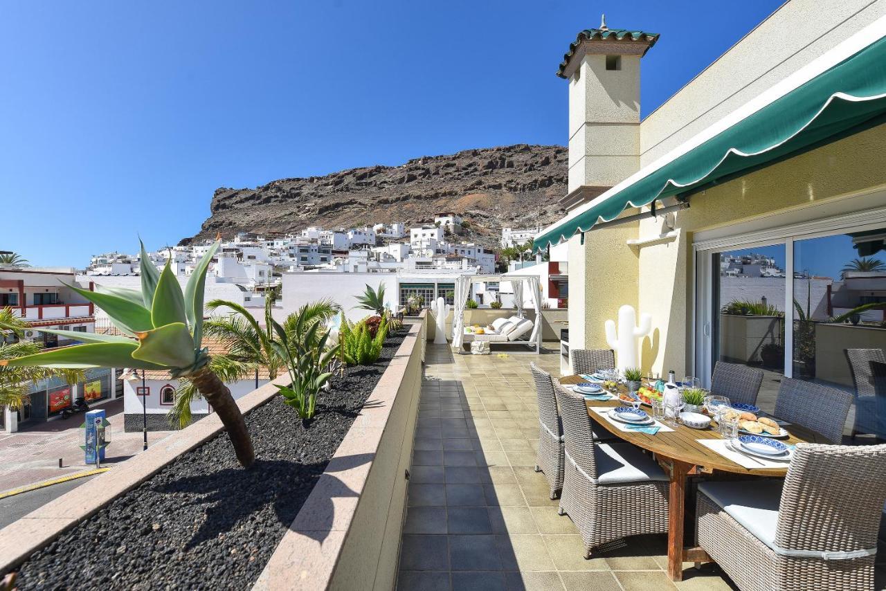 Apartamento Luxury Penthouse Mogan VII Puerto De Mogan Exterior foto