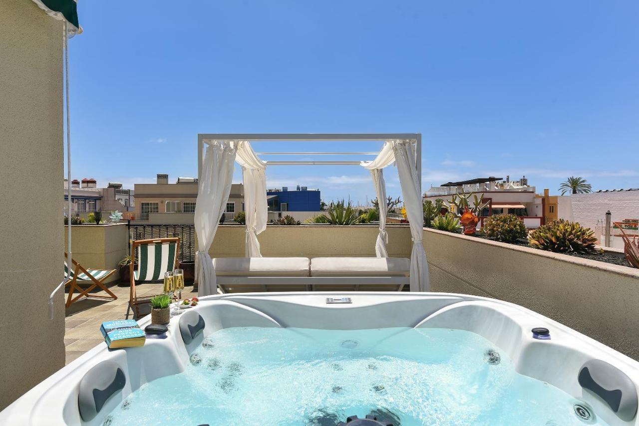 Apartamento Luxury Penthouse Mogan VII Puerto De Mogan Exterior foto