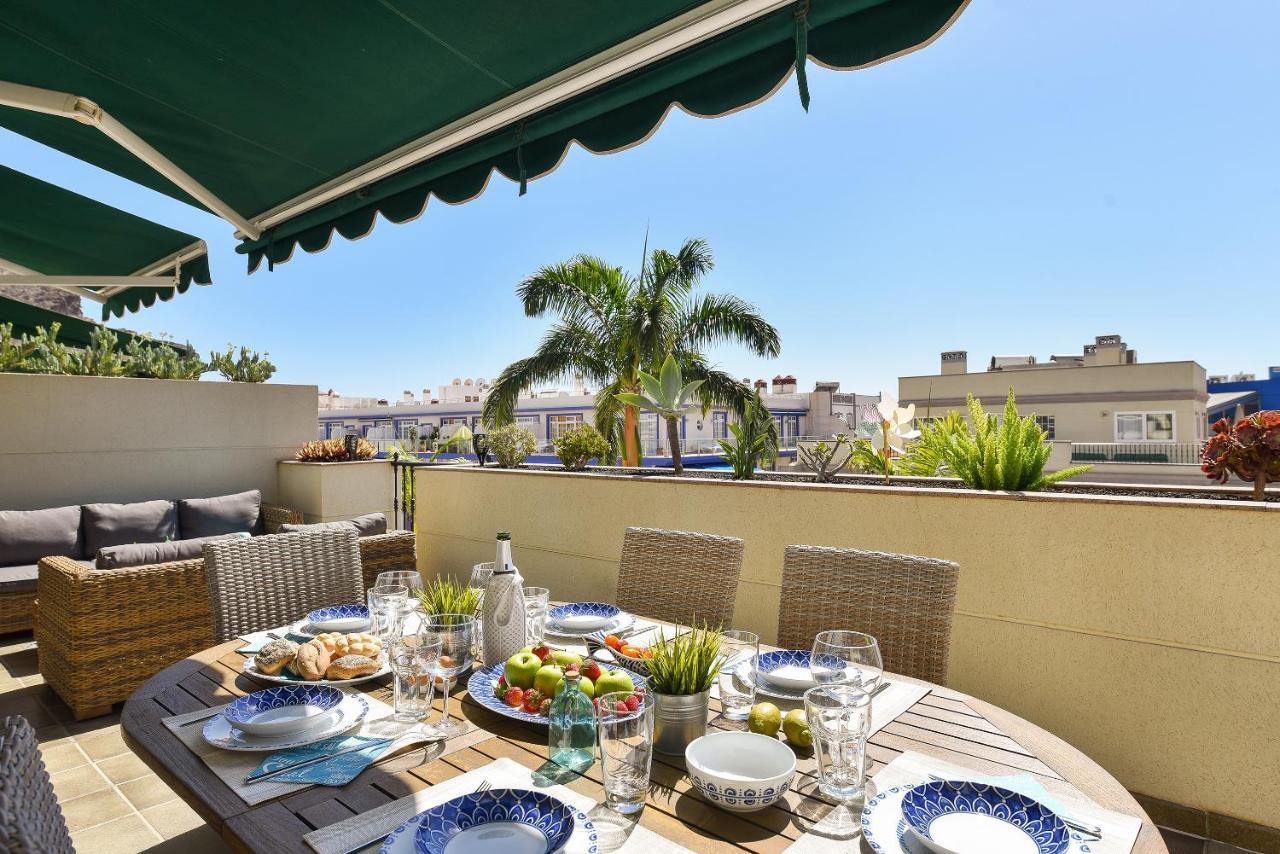Apartamento Luxury Penthouse Mogan VII Puerto De Mogan Exterior foto