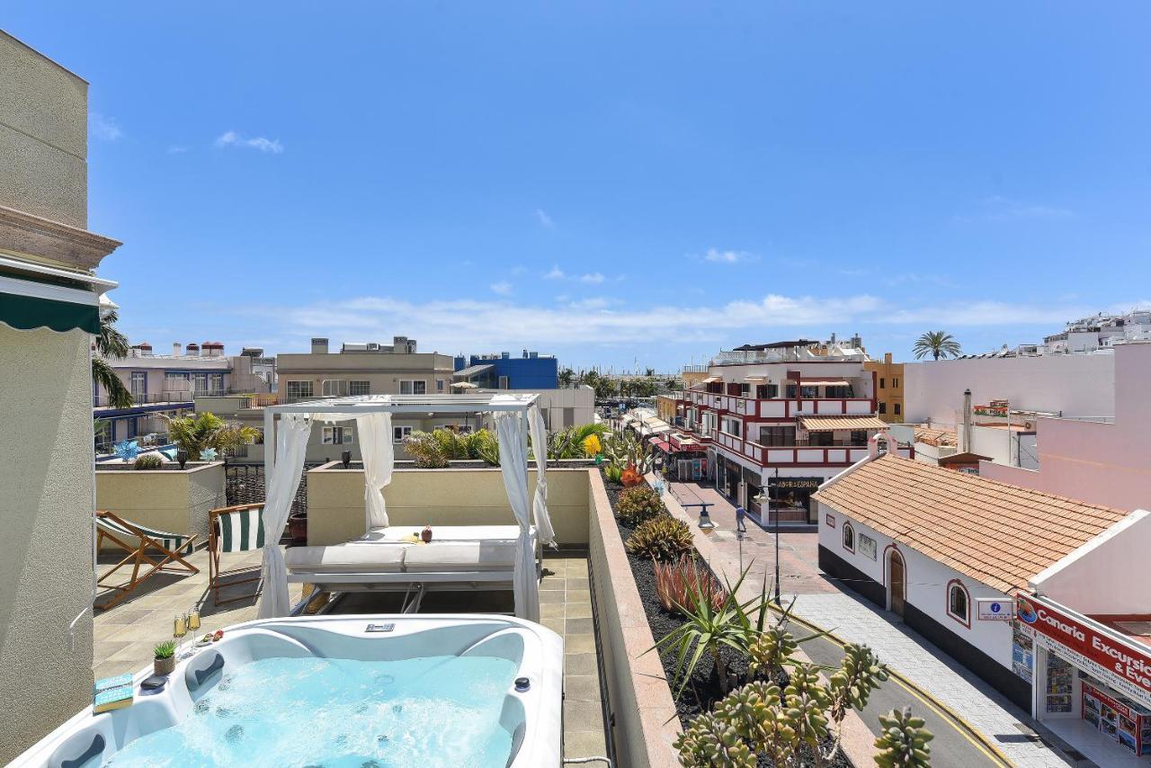 Apartamento Luxury Penthouse Mogan VII Puerto De Mogan Exterior foto