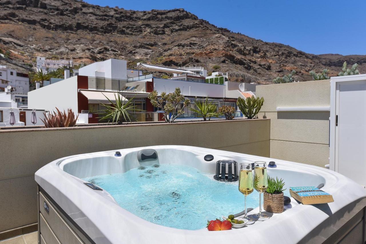 Apartamento Luxury Penthouse Mogan VII Puerto De Mogan Exterior foto