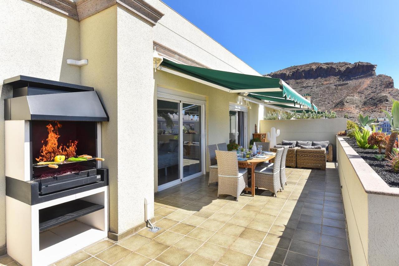 Apartamento Luxury Penthouse Mogan VII Puerto De Mogan Exterior foto