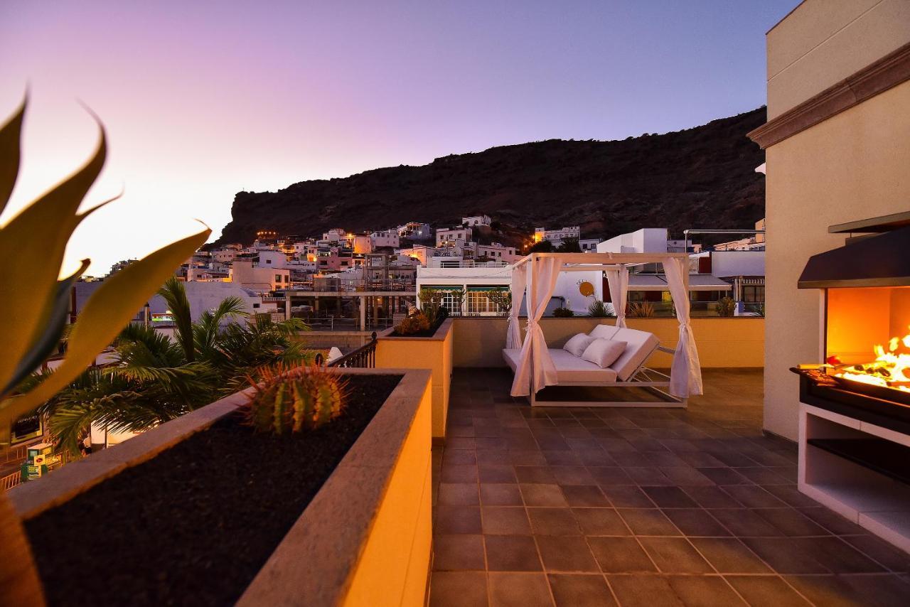 Apartamento Luxury Penthouse Mogan VII Puerto De Mogan Exterior foto