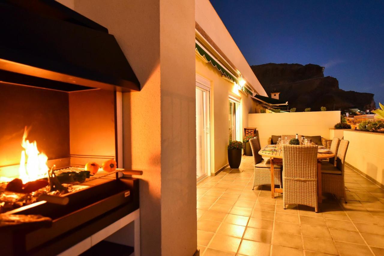 Apartamento Luxury Penthouse Mogan VII Puerto De Mogan Exterior foto