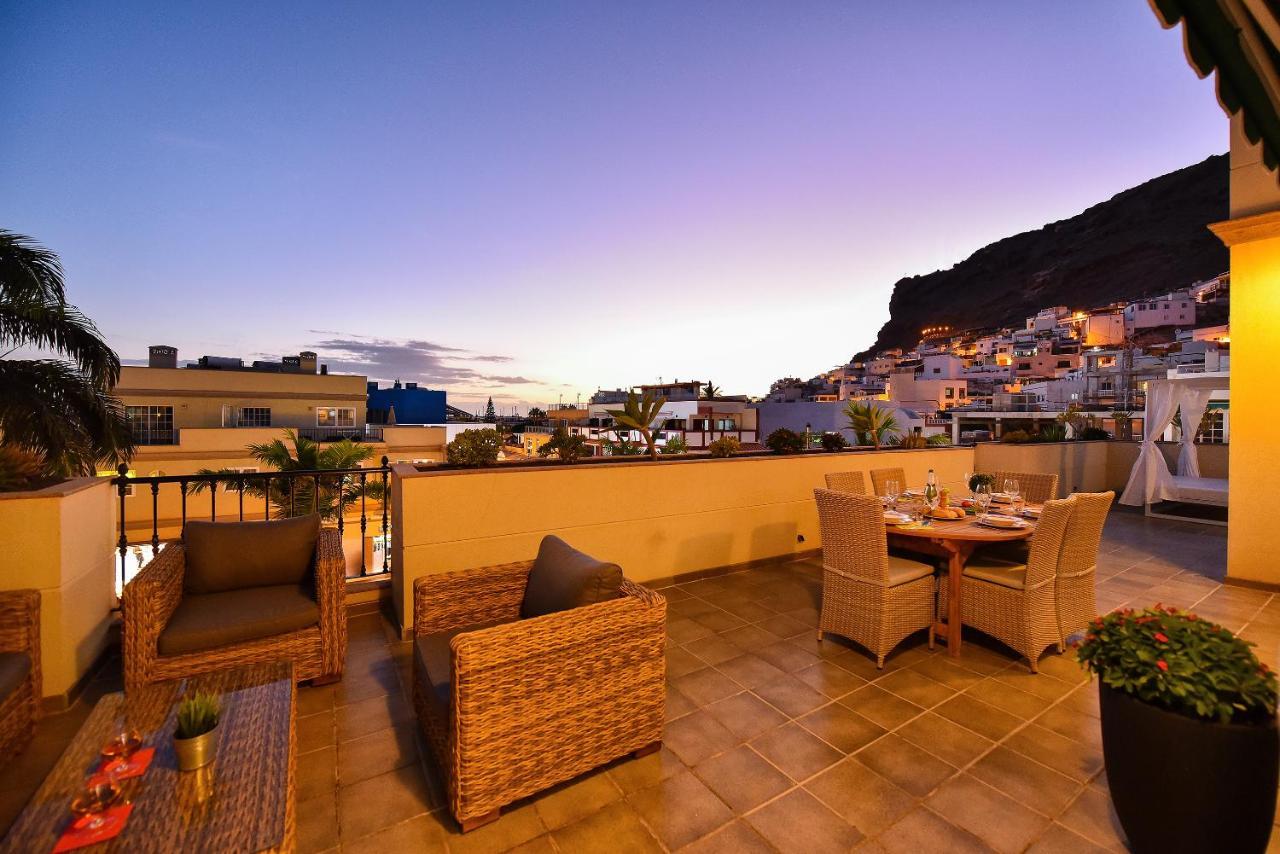 Apartamento Luxury Penthouse Mogan VII Puerto De Mogan Exterior foto