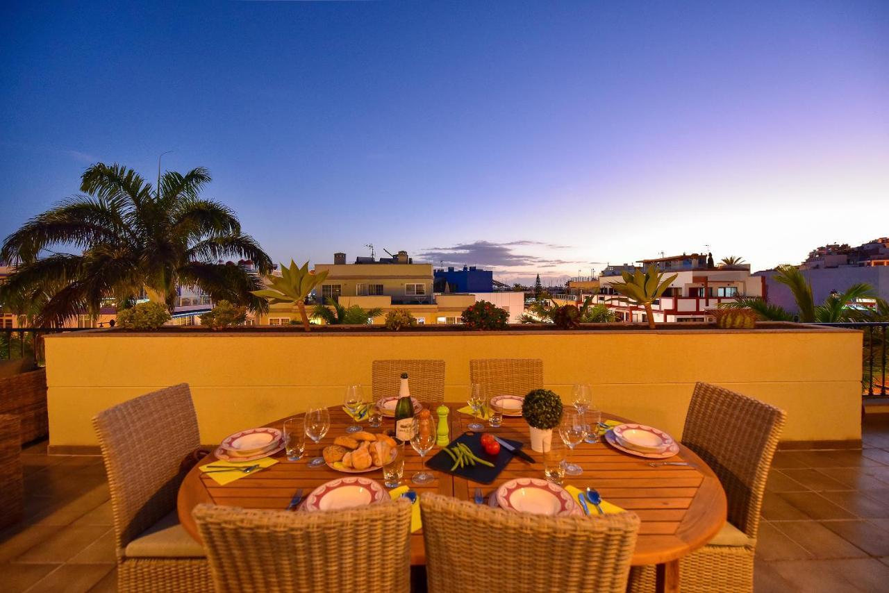 Apartamento Luxury Penthouse Mogan VII Puerto De Mogan Exterior foto